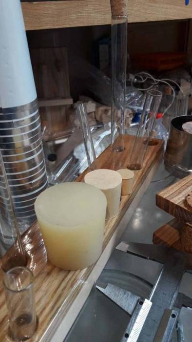 Силиконовая пищевая лабораторная пробка 39x46x41 мм Секвоя