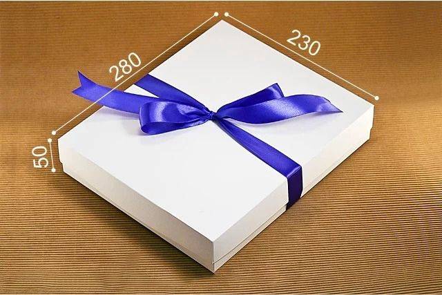 Коробка топ белая Бёрд