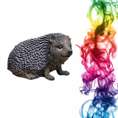 Садовая фигура купить Ежик Тоха высота 17 см калина