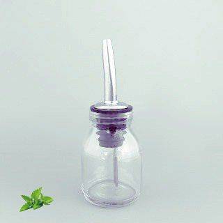 Купить Стеклянная бутылочка 50 мл с гейзером