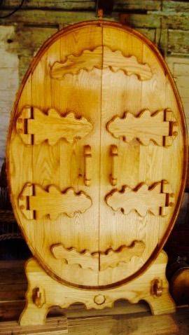 Винный мини-бар дубовый Царский