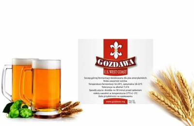 Сухие пивоваренные дрожжи Gozdawa US West Coast 10 г Изобат