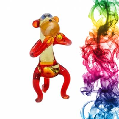 Сувенир из стекла Обезьянка Ничего никому не скажу