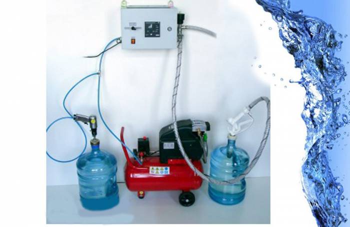 Установка розлива воды ДУЭТ-П-19