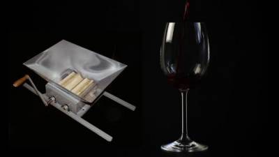 Дробилка механическая для винограда нержавеющая