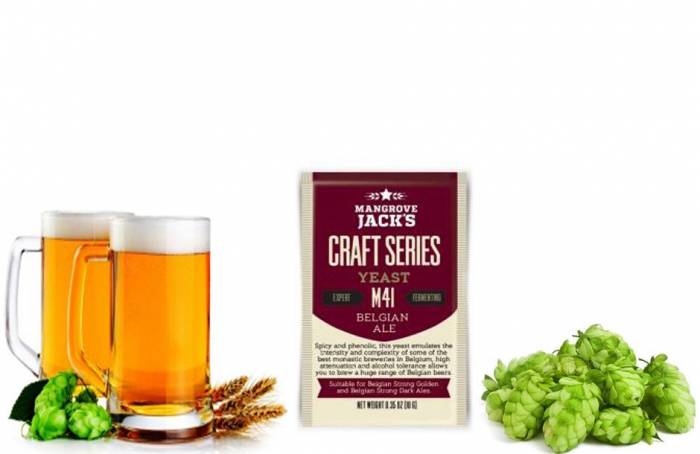 Купити Купити Сухие пивные дрожжи Mangrove Jack's Craft Series Belgian Ale 10г Дрейф в Україні в Україні
