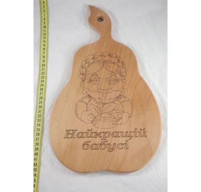Сувенирная разделочная доска найкращій бабусі Турья