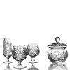 НАБОР ДЛЯ ВИНА И ДЕСЕРТА &quot;ШАНСОН&quot; (6 БОКАЛОВ, 12 ФУЖЕРОВ, ВАЗА ДЛЯ КОНФЕТ)