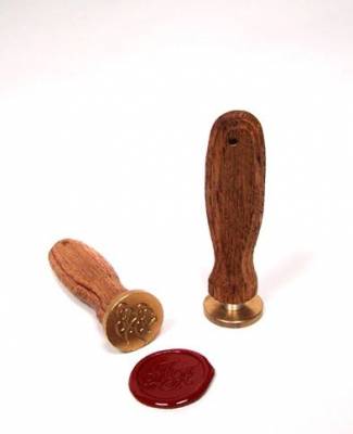 Сургучная печать диаметром 30 мм с прописными буквами-А А. Купить в Киеве сургучную печать! 2