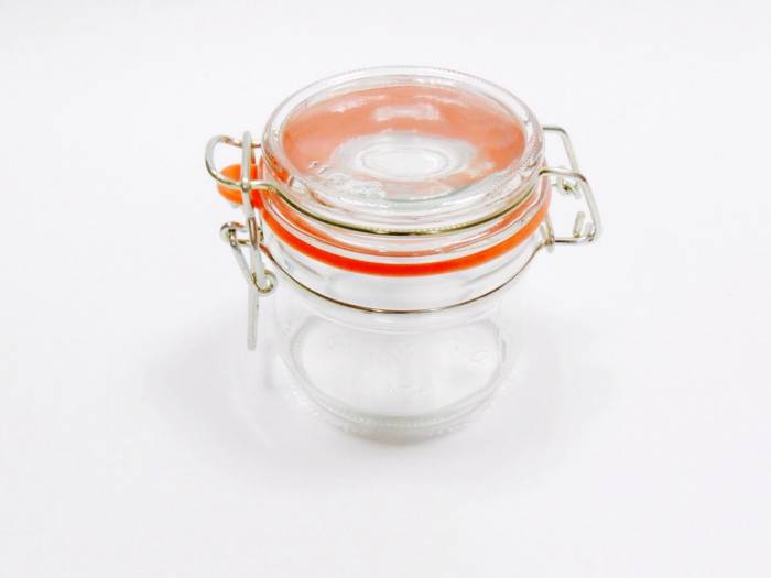 Стеклянная банка с европейским замком Азия 250 г