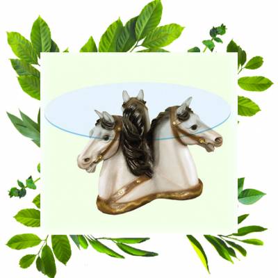 Журнальный столик купить Тройка высота 56 см стекло 80 см терен