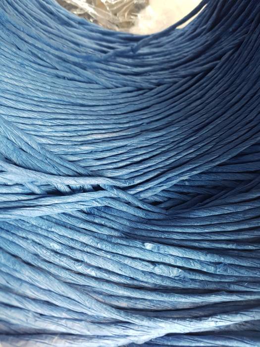 Купити Купити Бумажная веревка Лаки Синий 4,5 мм в Україні в Україні