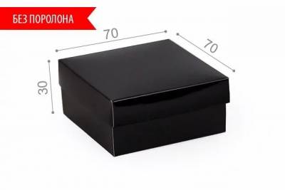 Коробка для бижутерии / ювелирки черная Анзерский