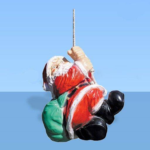 Купити Купити Дед мороз на веревке - Новогодняя фигура из полистоуна в Україні в Україні
