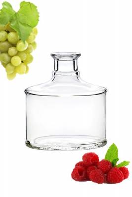 Стеклянная бутылка для коньяка "Лейла Овал" 250 мл