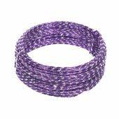 Diamond Sensation Wire  алюминиевая проволока  с бриллиантовым эффектом  30 м 2 мм  сиреневая 