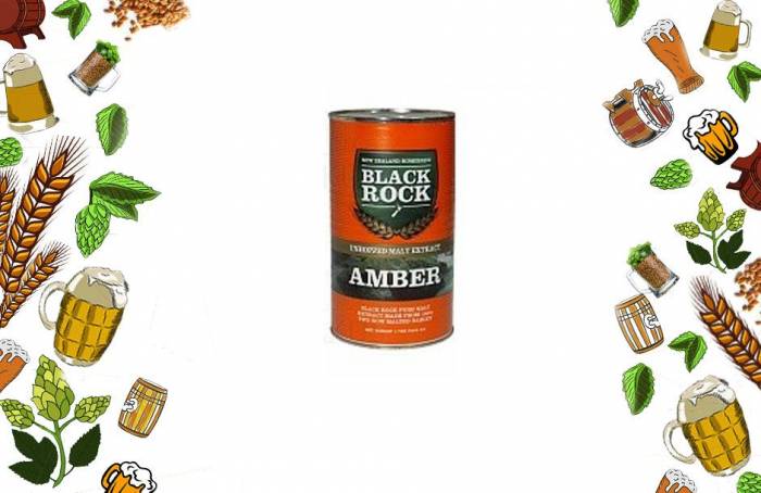 Неохмеленный солодовый экстракт Black Rock Amber Каморра