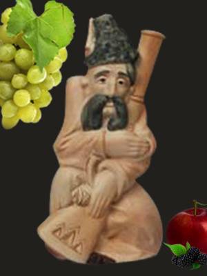 Штоф "Вартовий" Керамический штоф 0,5л 