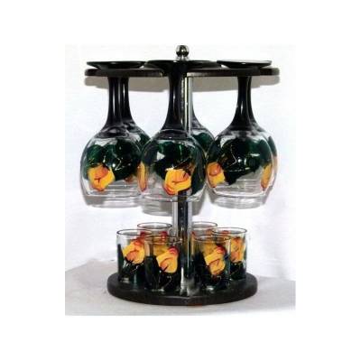 Художественная роспись на прозрачном стекле Фуруд