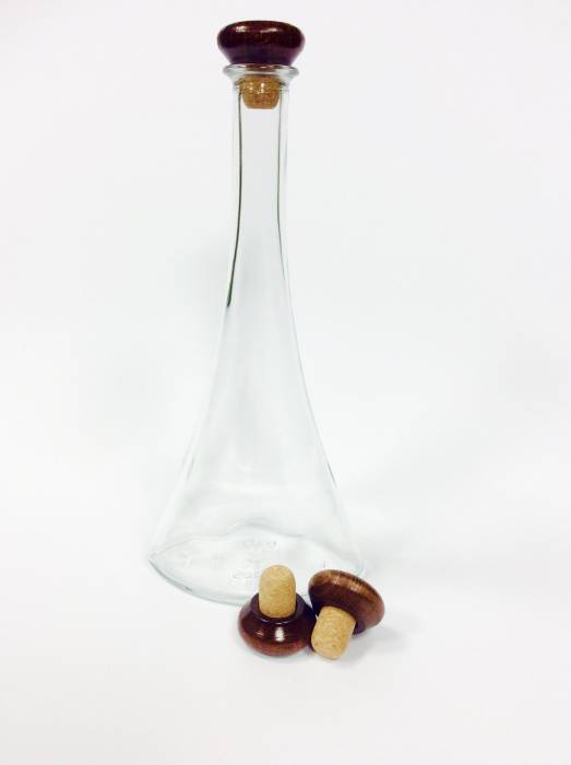 Т-образная деревянная пробка Ретро размер 19*20 мм, размер капсулы 43*19 мм