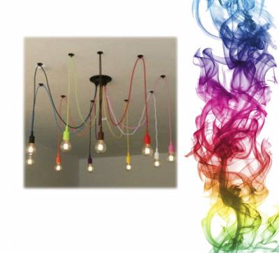 Купить Подвесной светильник COLORFUL SPIDER Гафнии