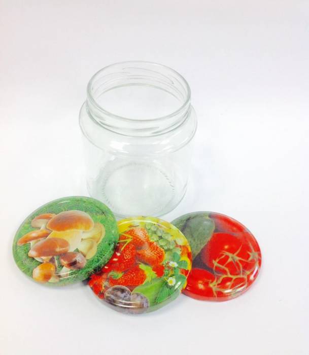 Стеклянная банка для консервации Архат купить в Киеве объемом 580 мл под крышку ТО 82 мм 1