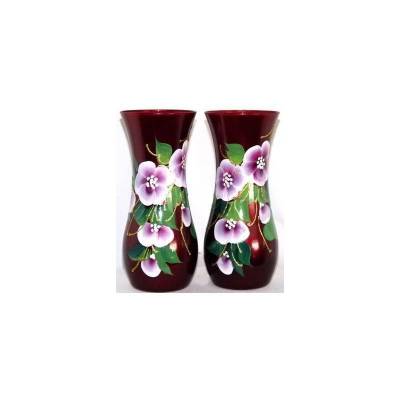 Художественная роспись яблонька на окрашенном стекле Веле-Сракане