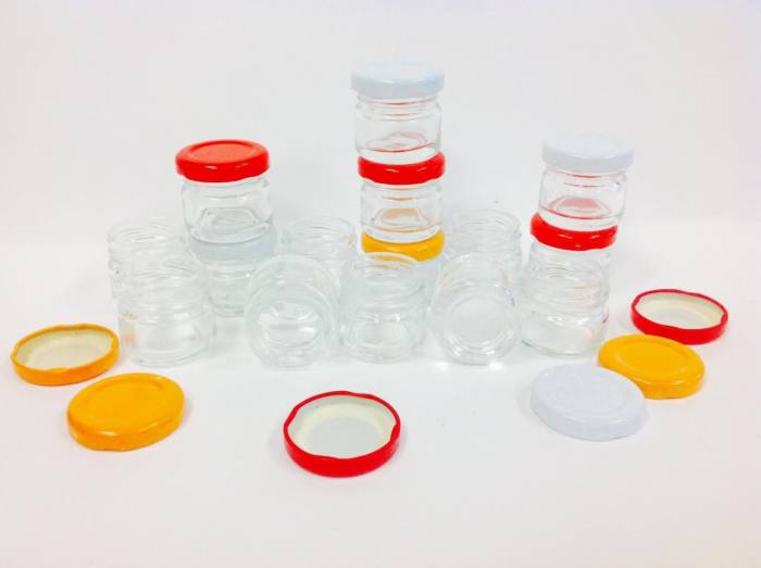 Набор баночек 25 мл для икры и джемов Антальский с крышками твист-офф 1 3