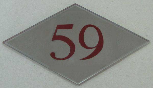 Купить номерки 175x100 мм Пыльцеед