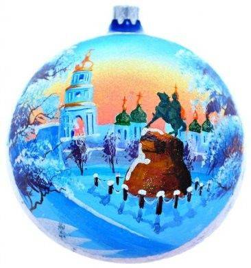 Киев. Богдан Хмельницкий - Елочная игрушка 120 мм