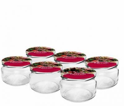 Банка 250 мл с крышкой колбасные изделия 6 штук Велишев