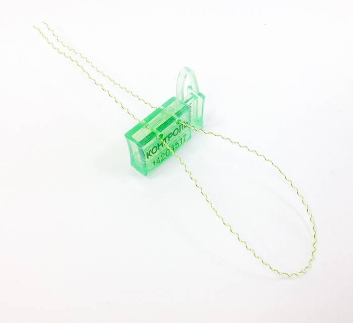 Пломбы пластиковые номерные для счетчиков роторного типа Кантер купить в Киеве Москве Минске