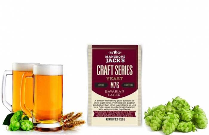 Купити Купити Сухие пивные дрожжи Mangrove Jack`s Craft Series Bavarian Lager 10г Донор в Україні в Україні