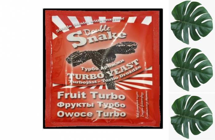 Продажа Дрожжи активные для фруктовых браг DoubleSnake TurboFruit Артемия 