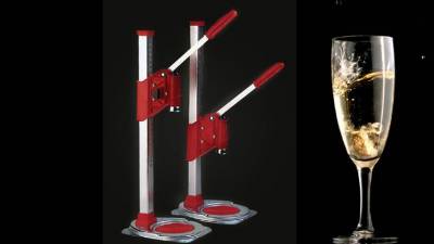 Напольный укупорщик Super 2000, укупорка шампанского пивными кроненпробками 29 мм для классического шампанского и сидра 