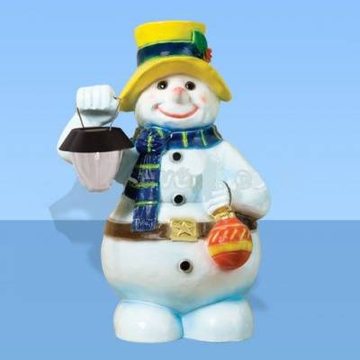 Снеговик - Новогодняя фигура из полистоуна