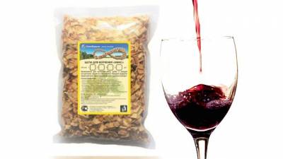 Щепа Микс Ольха+Дуб 230 грамм Лида