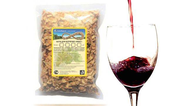 Щепа Микс Ольха+Дуб 230 грамм Лида