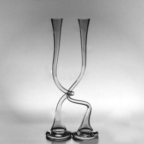 ВАЗЫ-ЗМЕЙКИ (60СМ, 2 ШТ., СТЕКЛО)