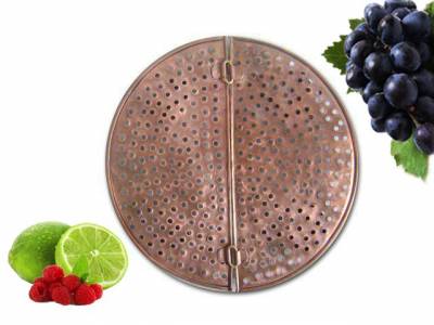 Сито из меди для предотвращения подгорания мезги,для аламбиков на 35 литров