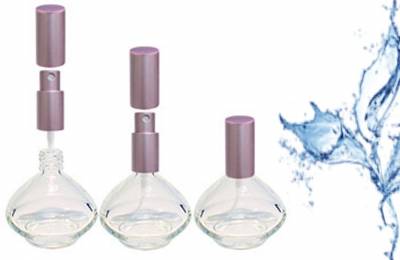 Стеклянный флакон 16 мл с распылителем &quot;Астрея розовая&quot;