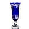 Ваза для цветов, цветной хрусталь, цвет - кобальт