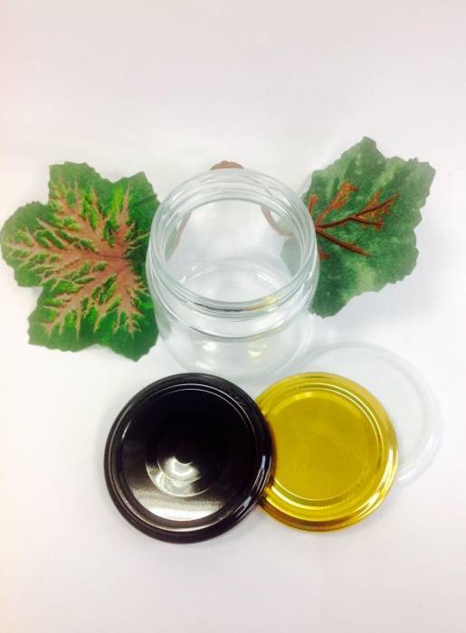 Банка прозрачная для консервации купить в Киеве Лукум 200 мл под крышку ТО 66 мм 1