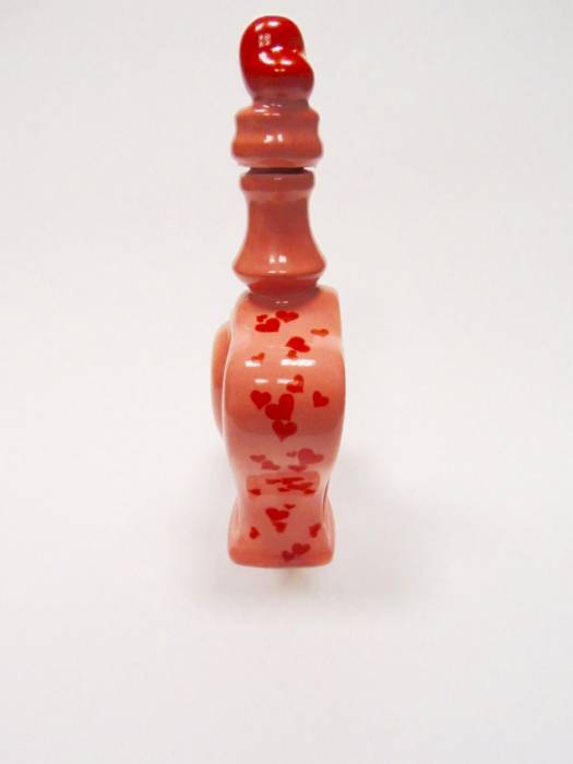 Фарфоровый штоф пульсирующие сердца I love you