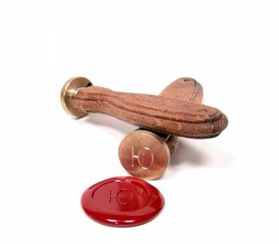 Печать для сургуча с буквой Ю. Диаметр 25 мм 1