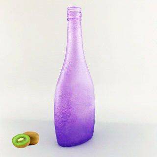 Купить Фиолетовая стеклянная бутылка Лафема 500 мл