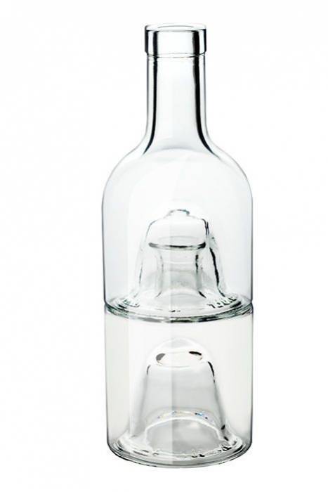 Бутылка из стекла для виски "Империа Сноу" 250 мл