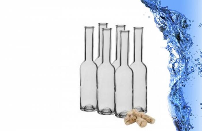 Бутылки для настойки 100 мл 6 шт с пробками Опак