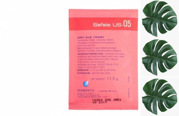 Продажа Дрожжи пивные сухие SAFALE US05 11,5г Амаранта