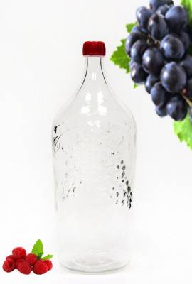 Большая стеклянная бутылка Орлеан 2 литра